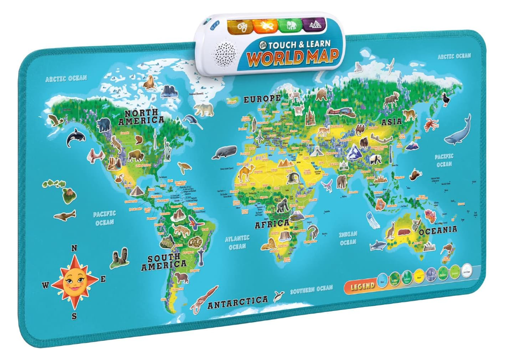 Touch and Learn World Map